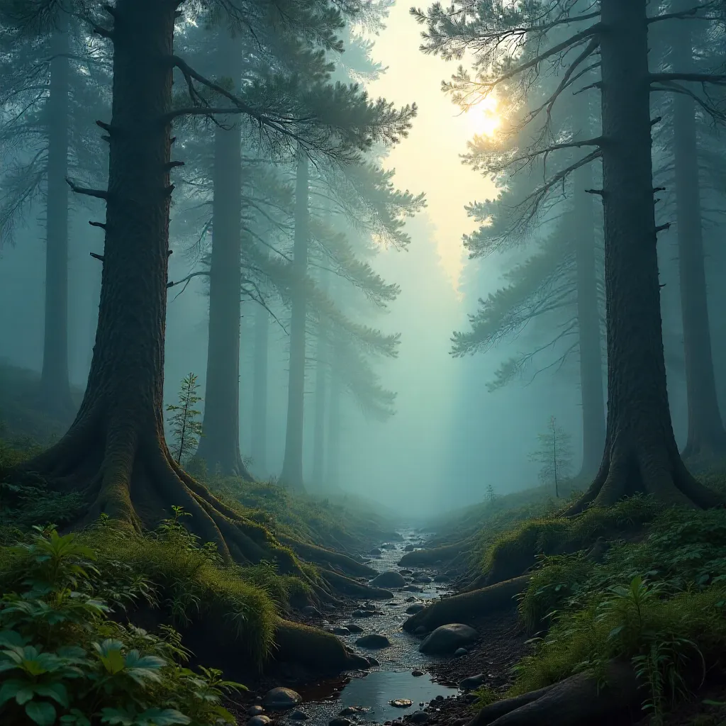 Mist-Wrapped Forest of Enigmas
