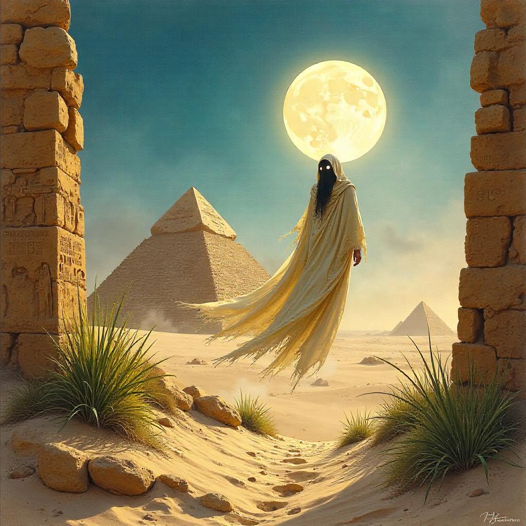 Wraith of the Nile: Watercolor in Ancient Egypt