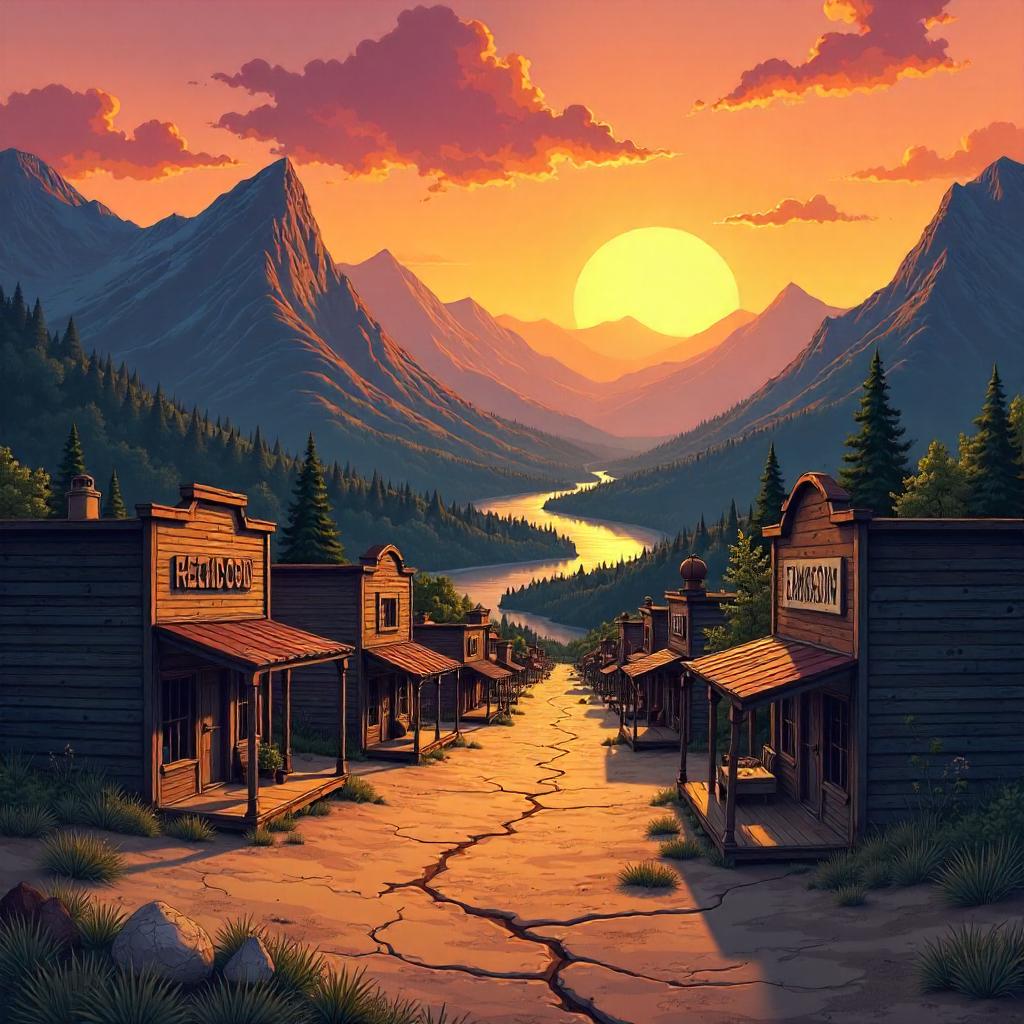 Valley of Echoes: Anime Ghost Town