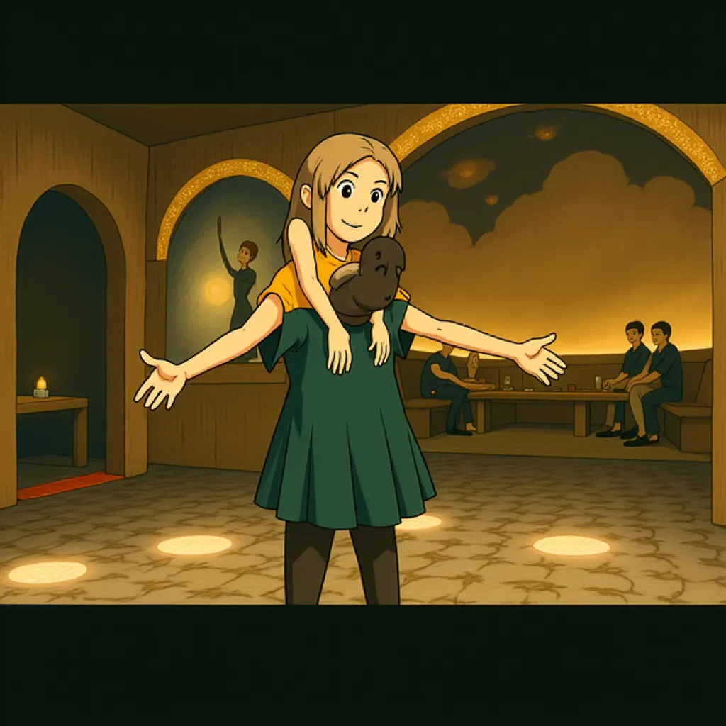 Henry Cavill and Dua Lipa in Argylle (2024) - Anime style