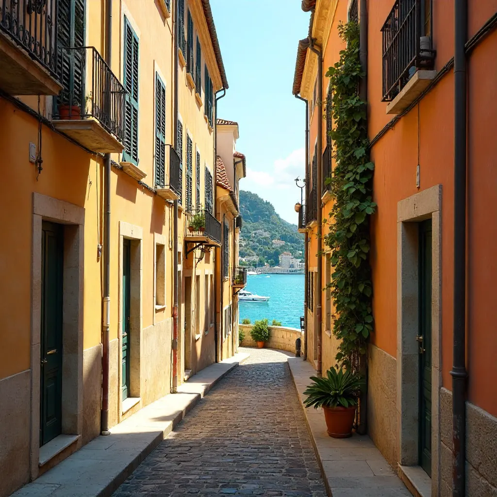 Historic Nice: Alleys of Vieux Nice in Golden Light