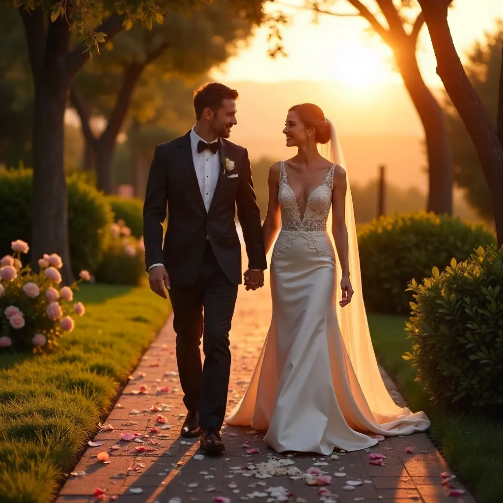 Golden Hour Wedding: Sunset Romance