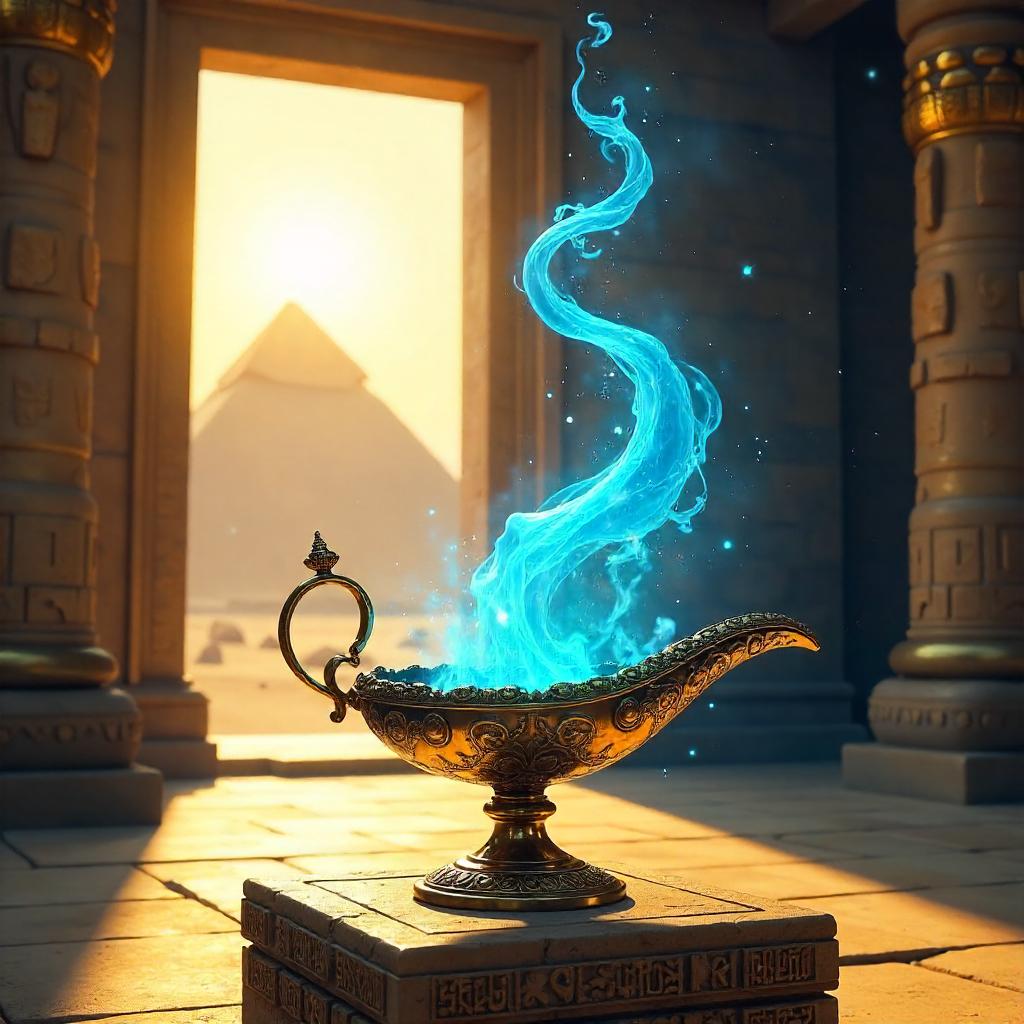 Genie of the Nile: Digital Art in Ancient Egypt
