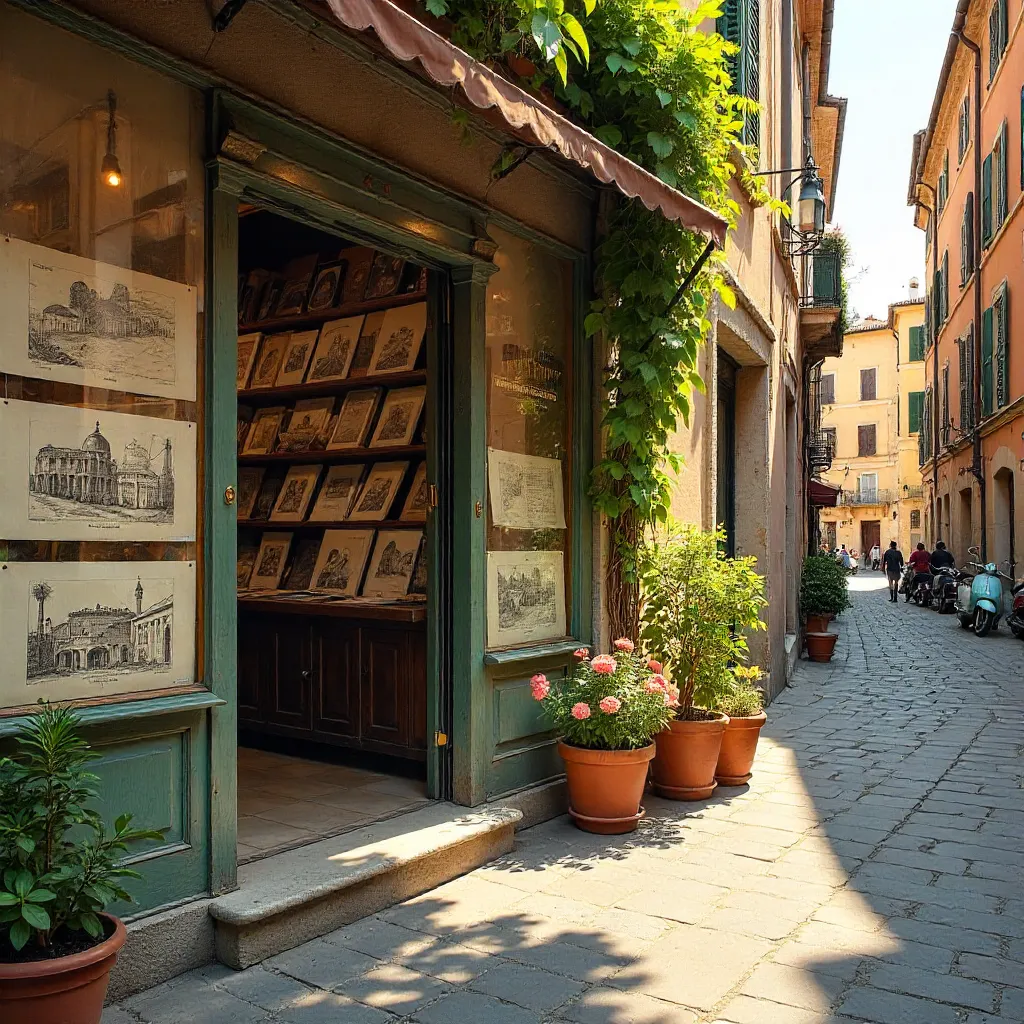 Quaint Rome Art Shop: Vintage Prints & Illustrations