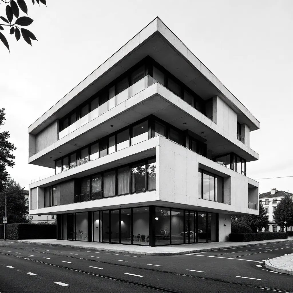 Monochrome Modernism in Montpellier