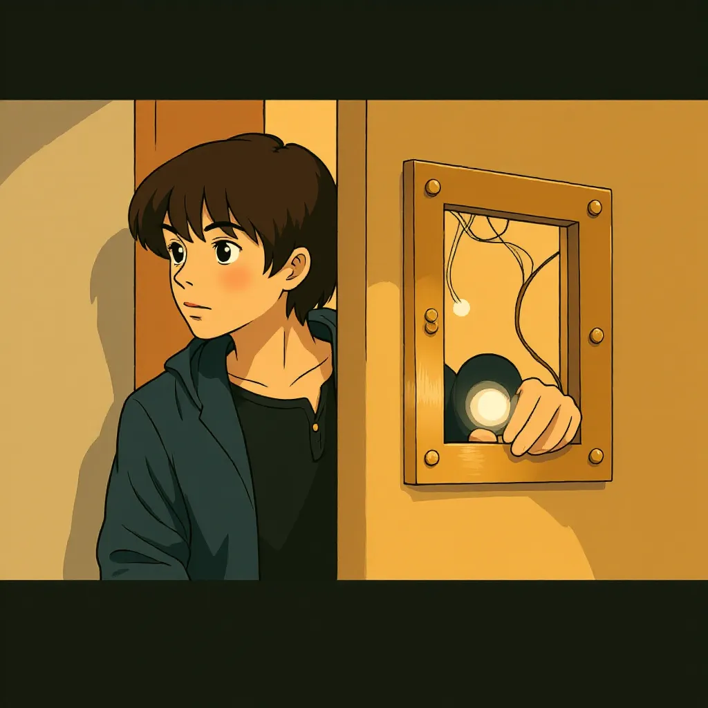Joel Courtney in Super 8 (2011) - Anime style