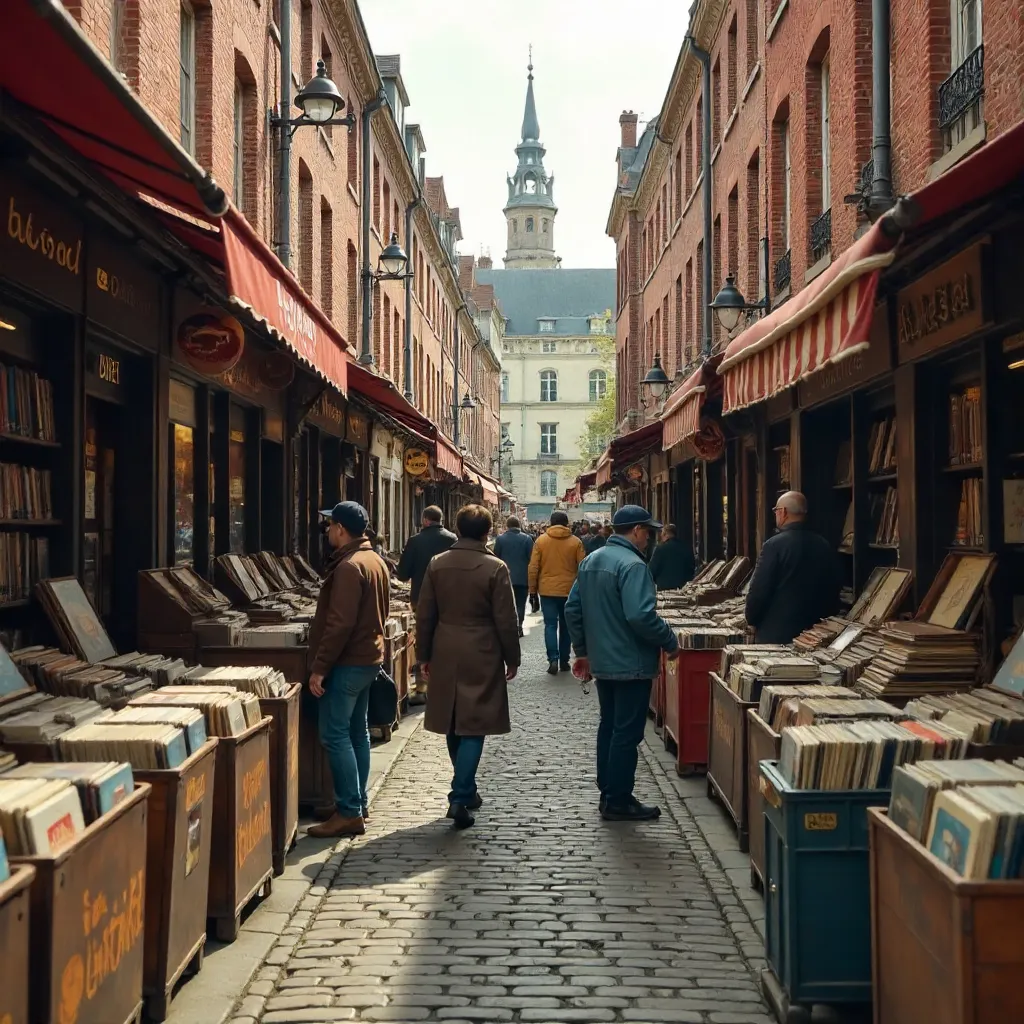 Lille Vintage Market: Records and Books