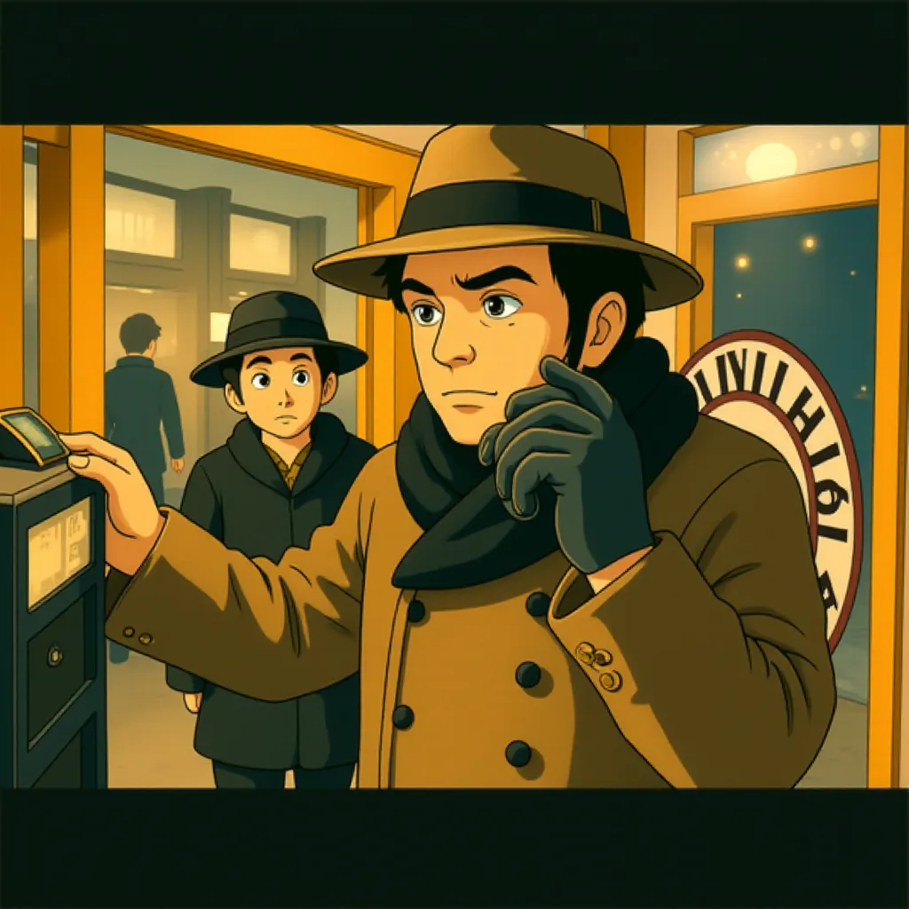 Tom Hanks and Scott Shepherd in Bridge of Spies (2015) - Anime style
