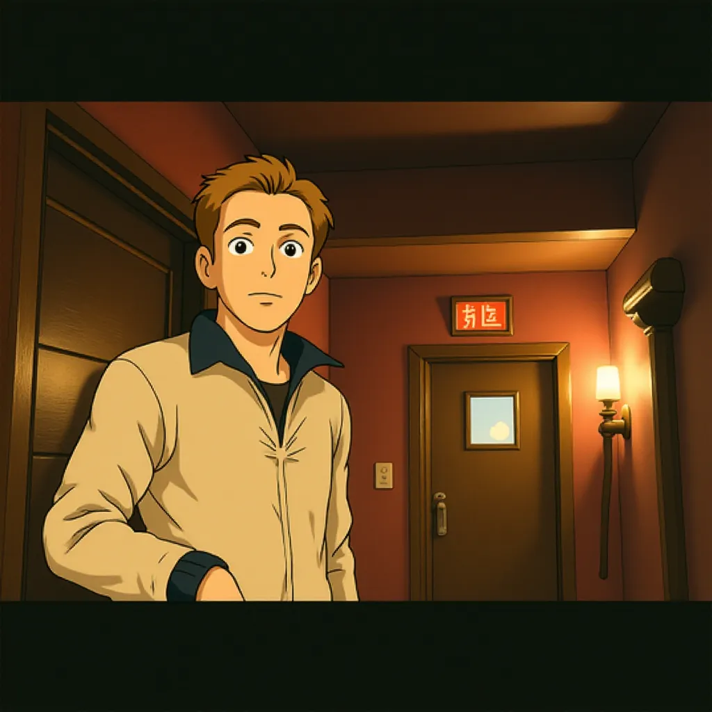 Ryan Gosling in Drive (2011) - Anime style