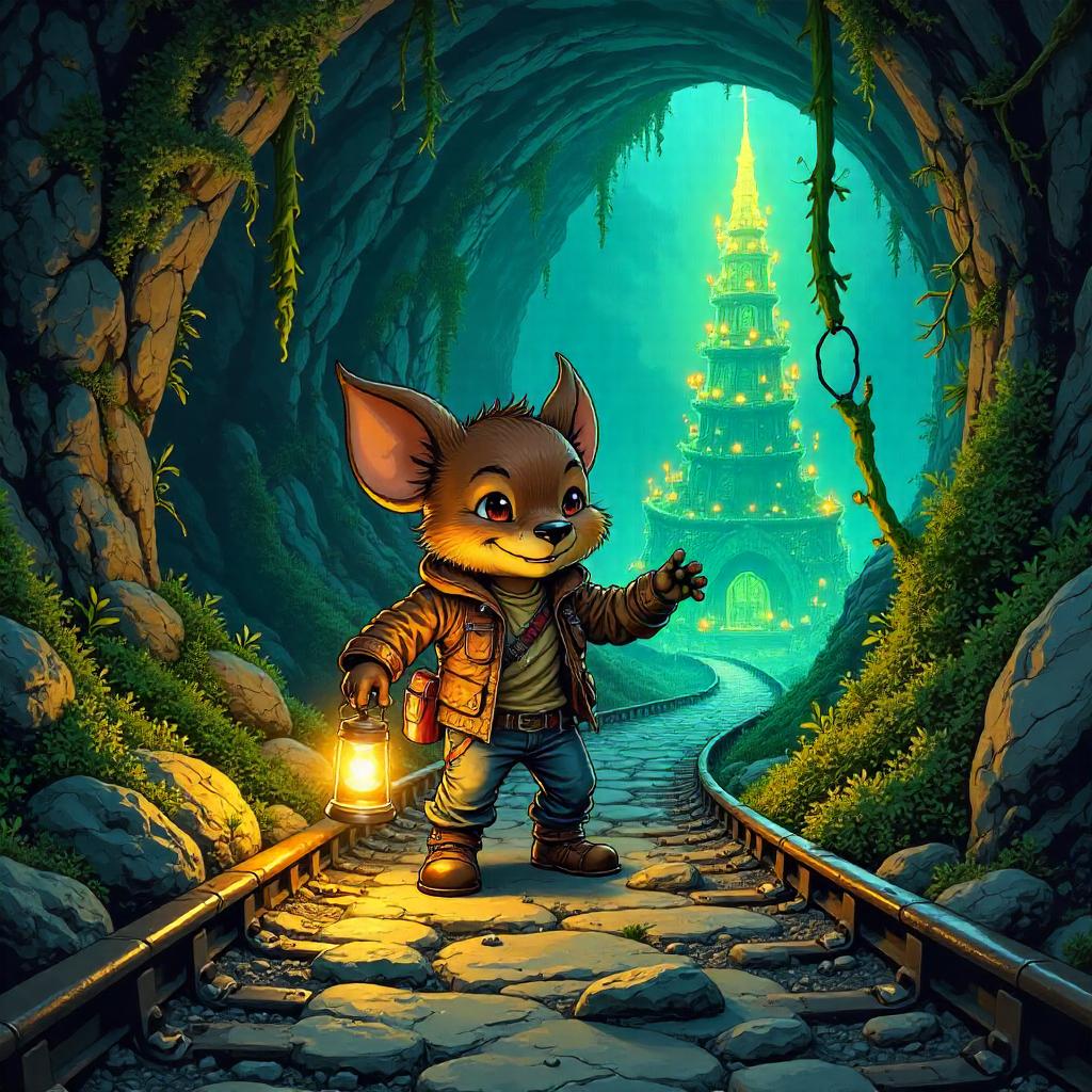 Underground City Brownie in Comic Book World