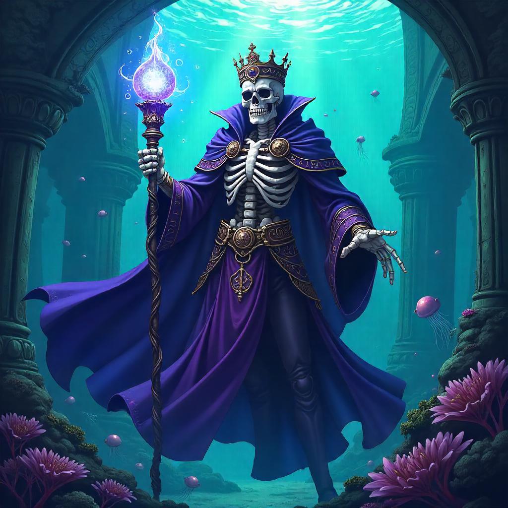 Lich of Atlantis: Anime Underwater Necromancer