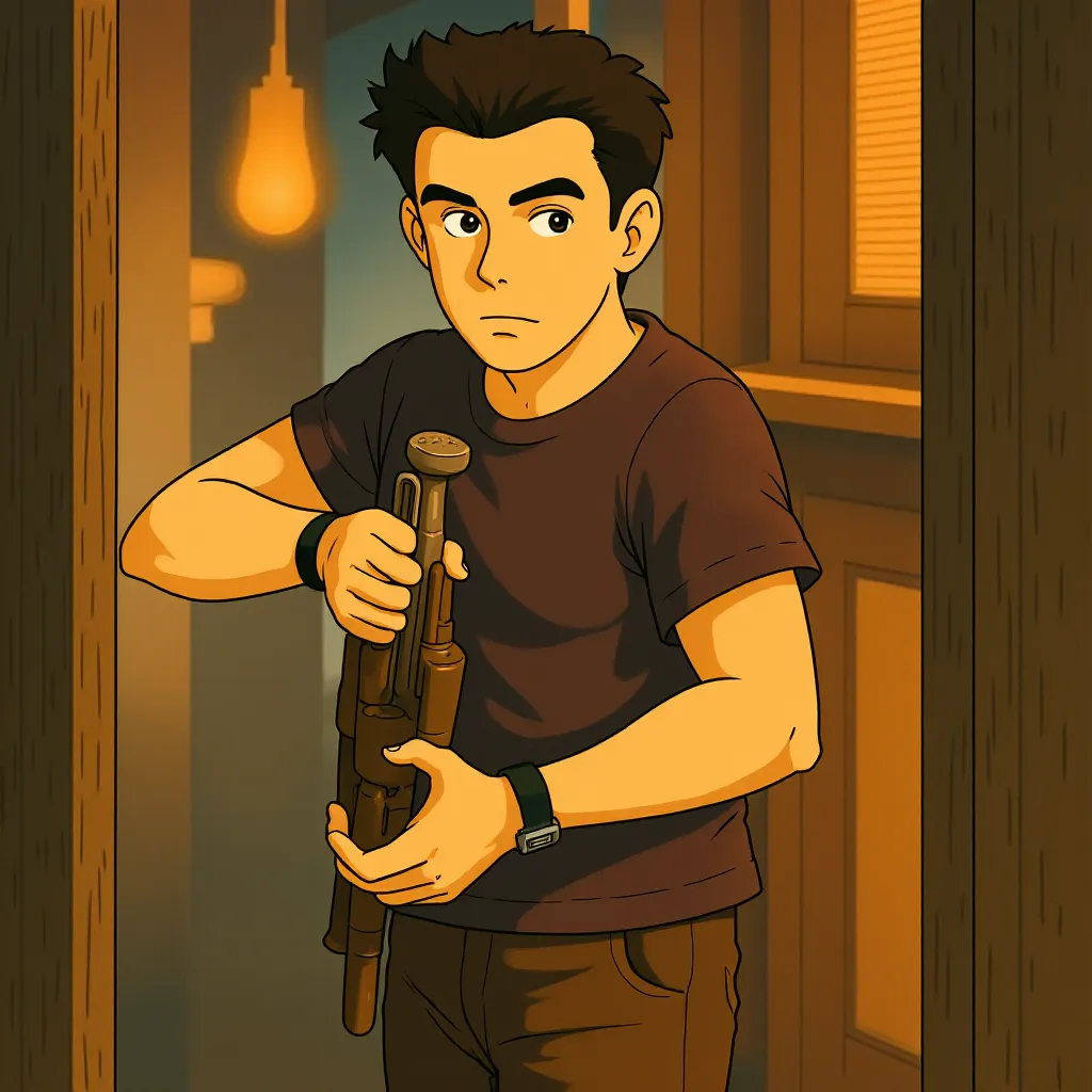 Colin Farrell in Total Recall (2012) - Anime style