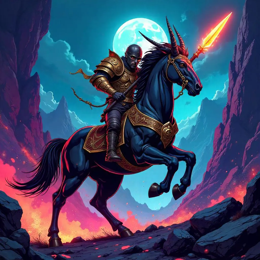 Centaur Warrior: Comic-Book Hero in a Video Game