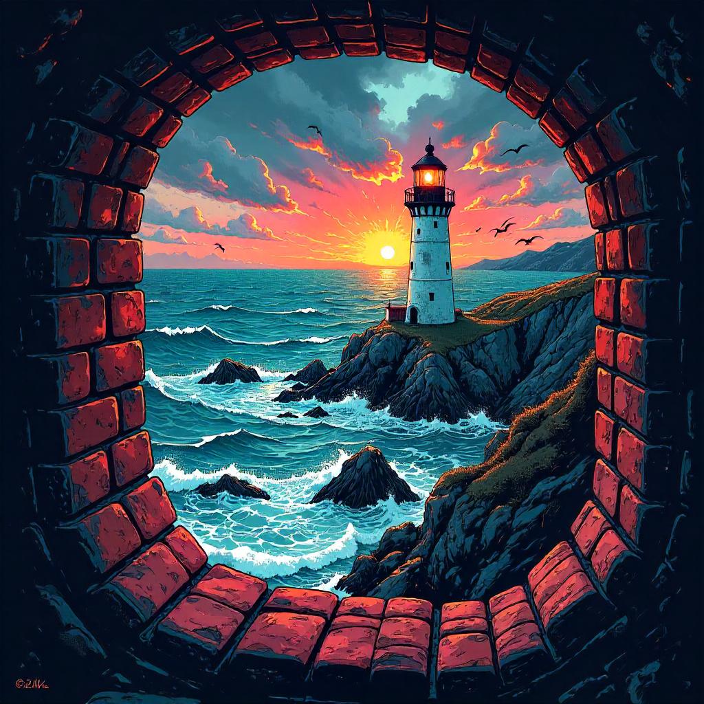Lighthouse Lantern Over Archipelago
