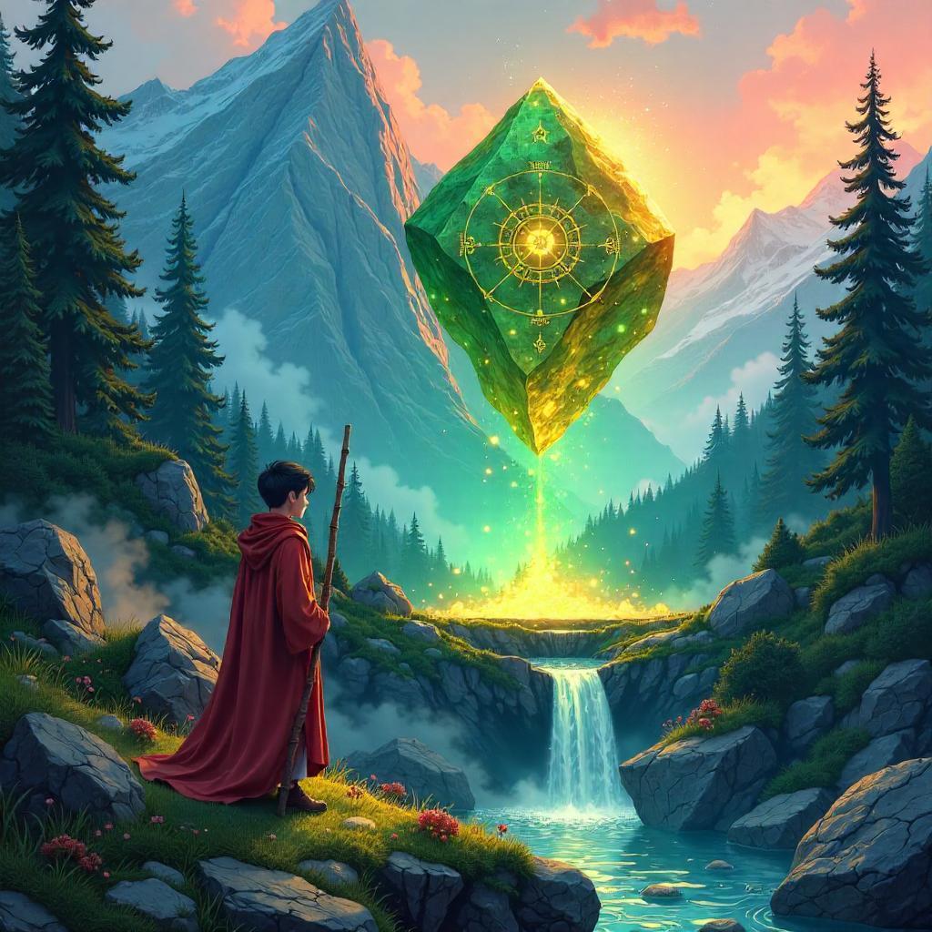 Philosophers Stone in a Mountain Valley (Anime)