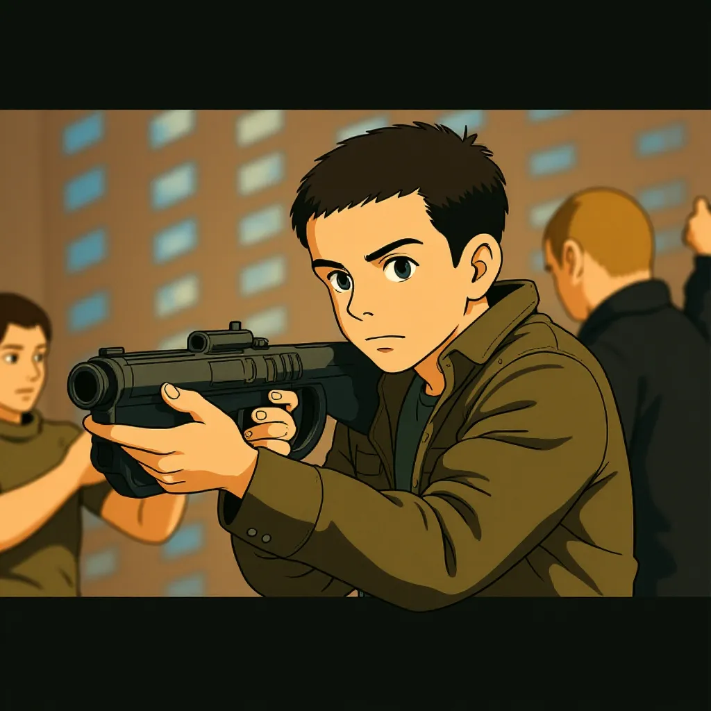 Keiynan Lonsdale in Insurgent (2015) - Anime style