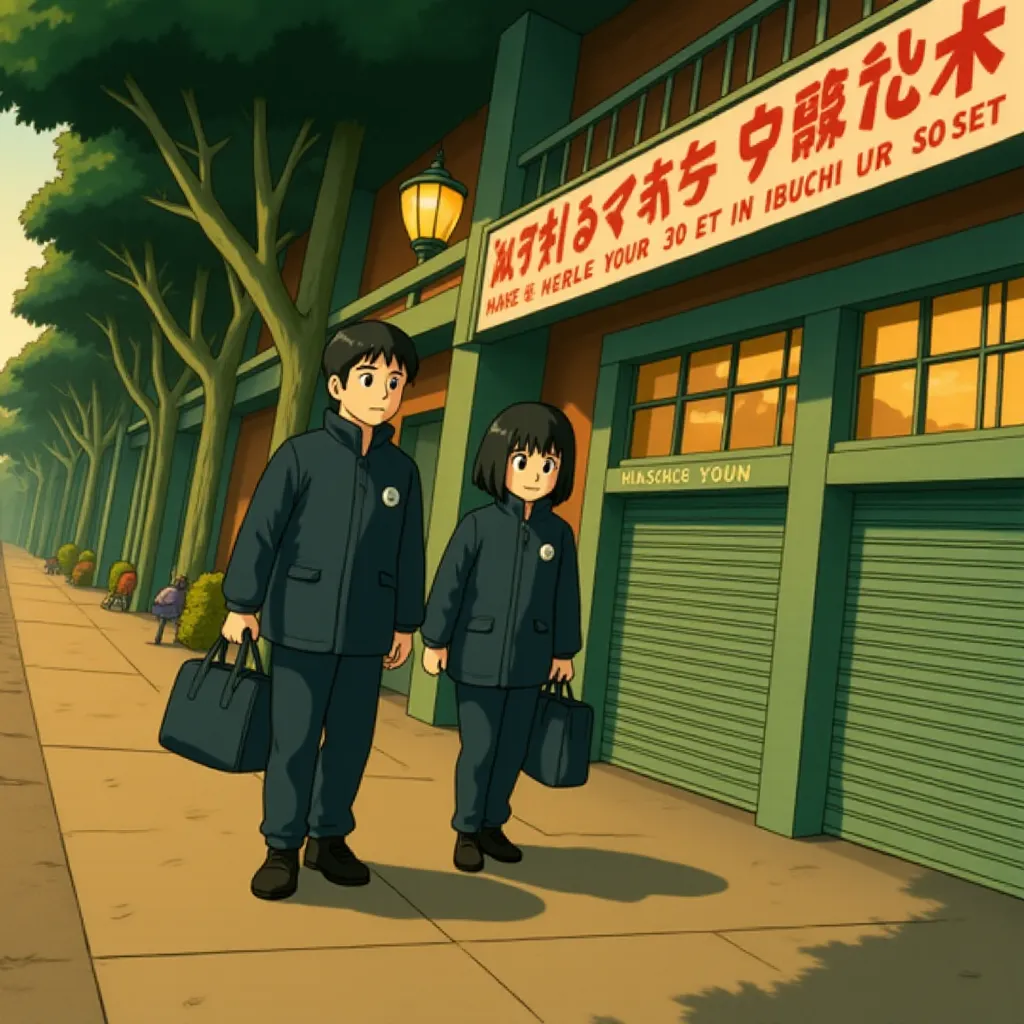 Ben Affleck and Jeremy Renner in The Town (2010) - Anime style