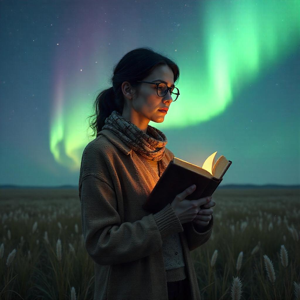 Aurora Fields Librarian: a 3D Render