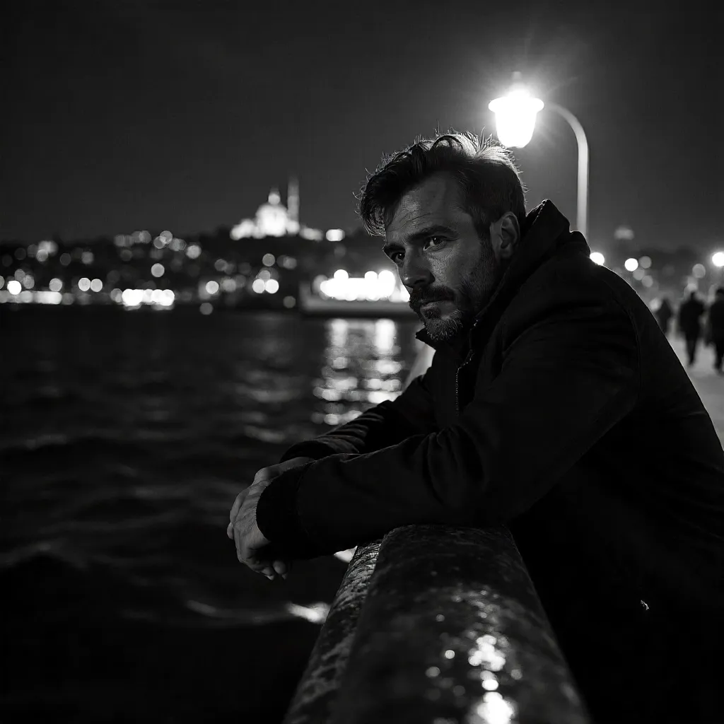 Midnight Whispers on the Bosphorus Bridge