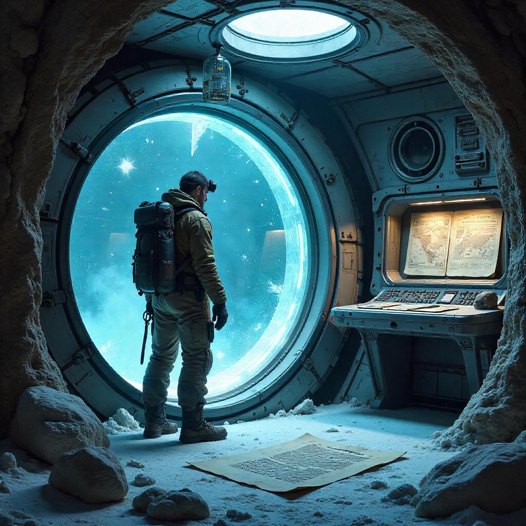 Cryogenic Chamber Archaeologist Concept Art