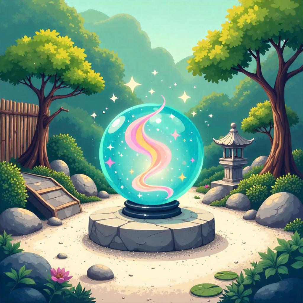 Zen Garden Cartoon: The Magic Orb