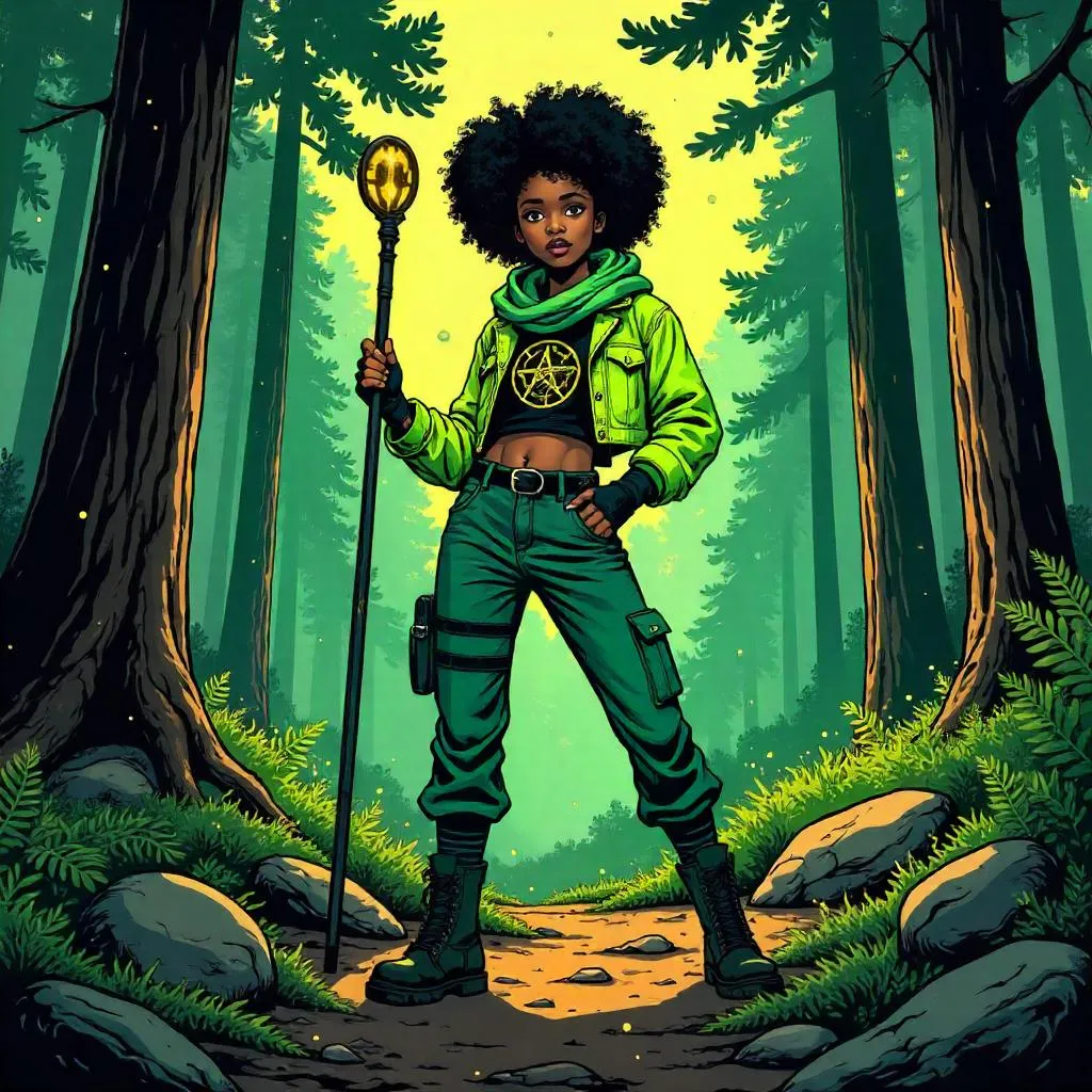 Forest Heroine: Stylish Black Girl in Comics