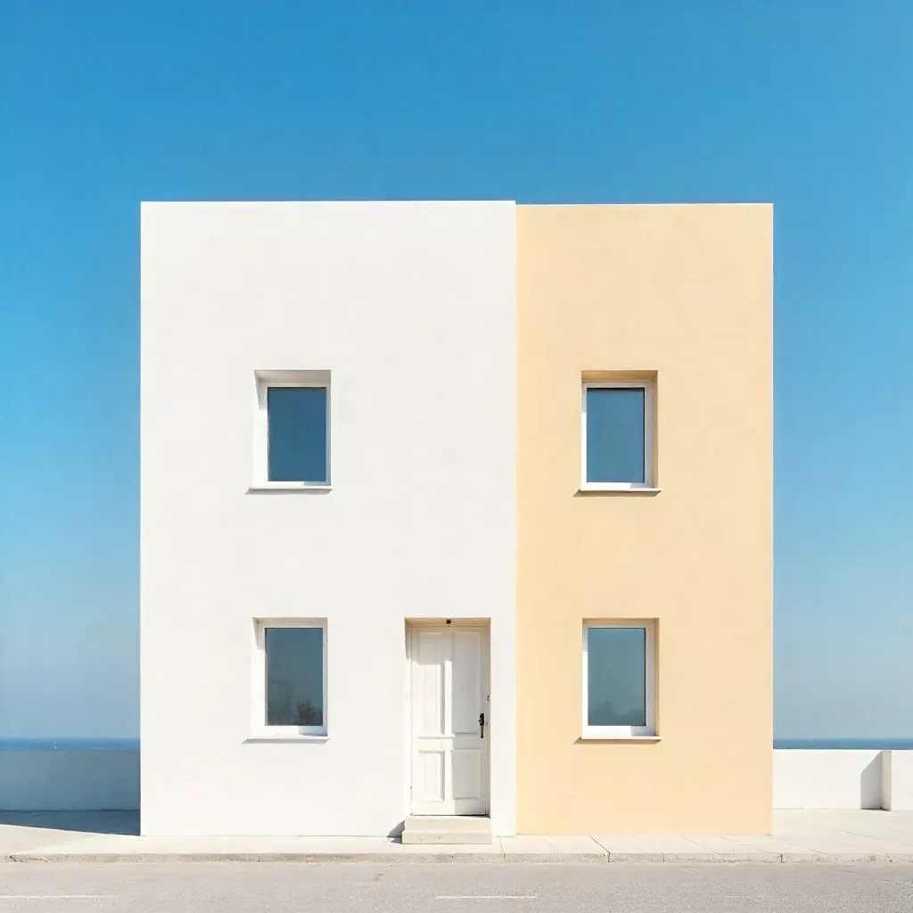 Minimalist Bayreuth Facade Under Blue Sky