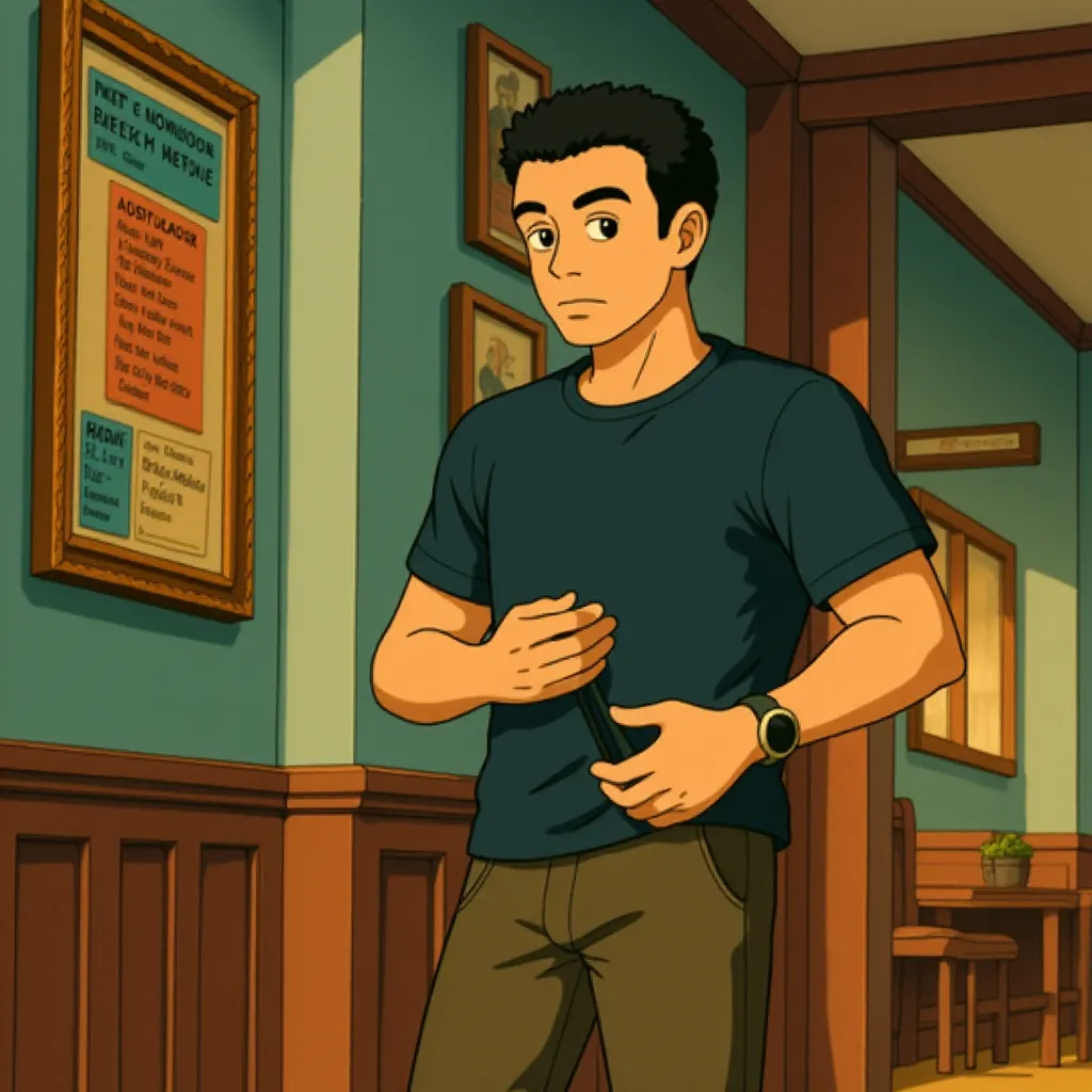Aaron Pierre in Rebel Ridge (2024) - Anime style