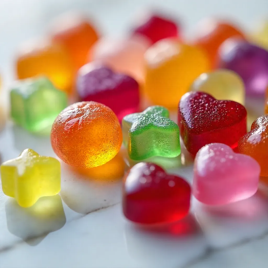 Macro Close-Up: Colorful Assorted Hard Candies