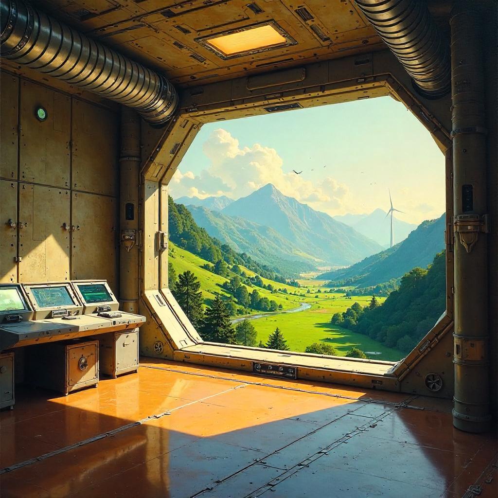 Valley Vista in a Terraforming Station