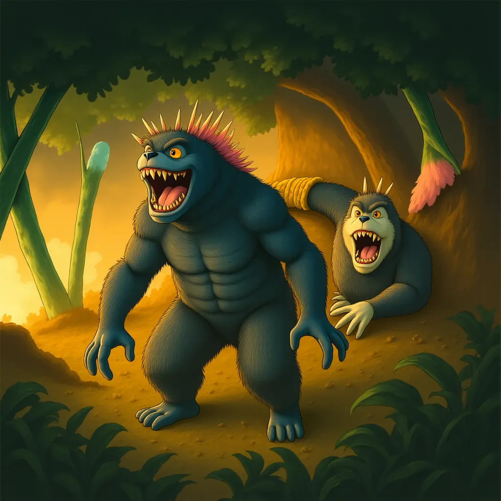 Godzilla x Kong: The New Empire (2024) - Ghibli style