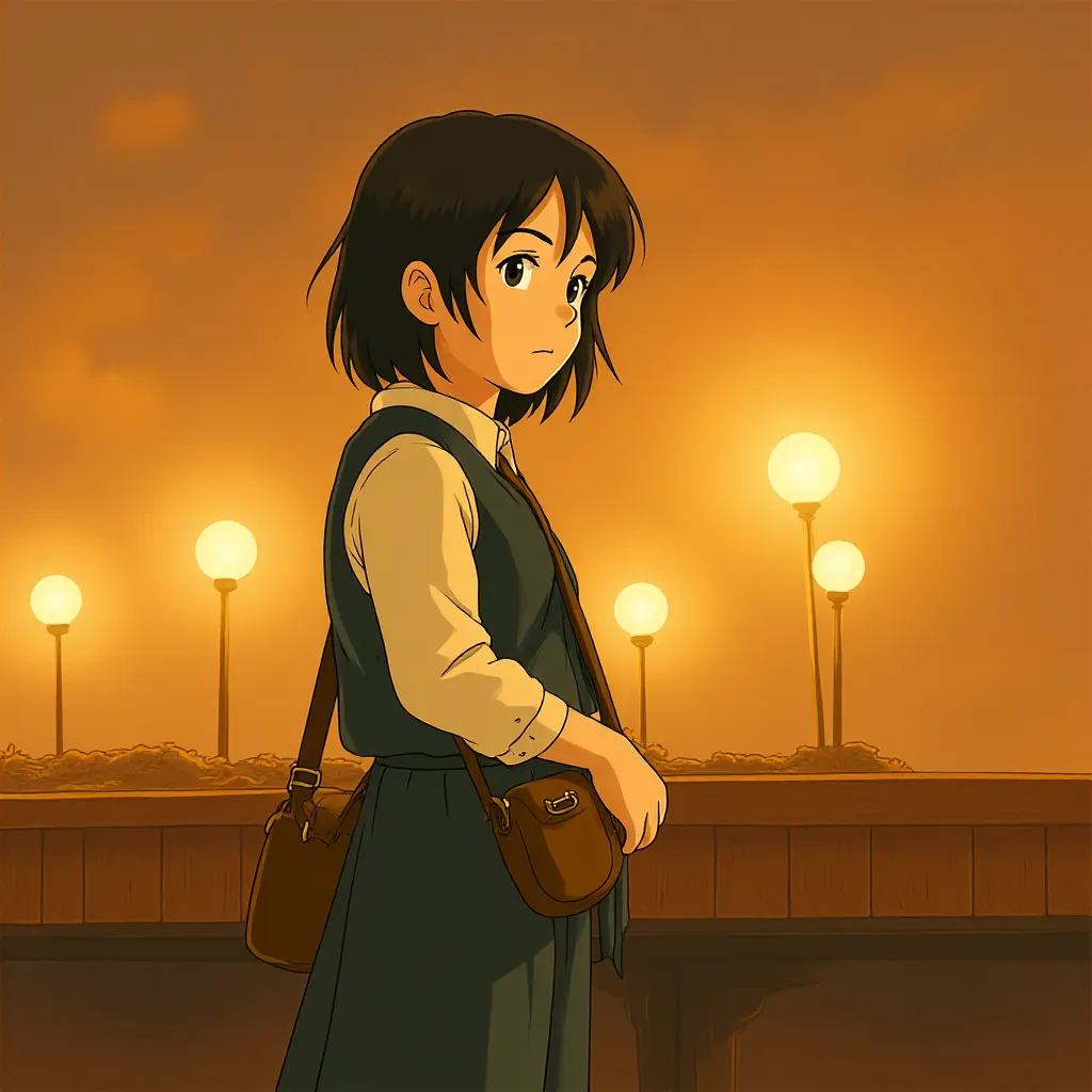 Kirsten Dunst in Civil War (2024) - Ghibli style
