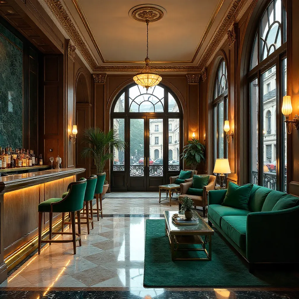 Brussels Vintage-Modern Lobby with Bar