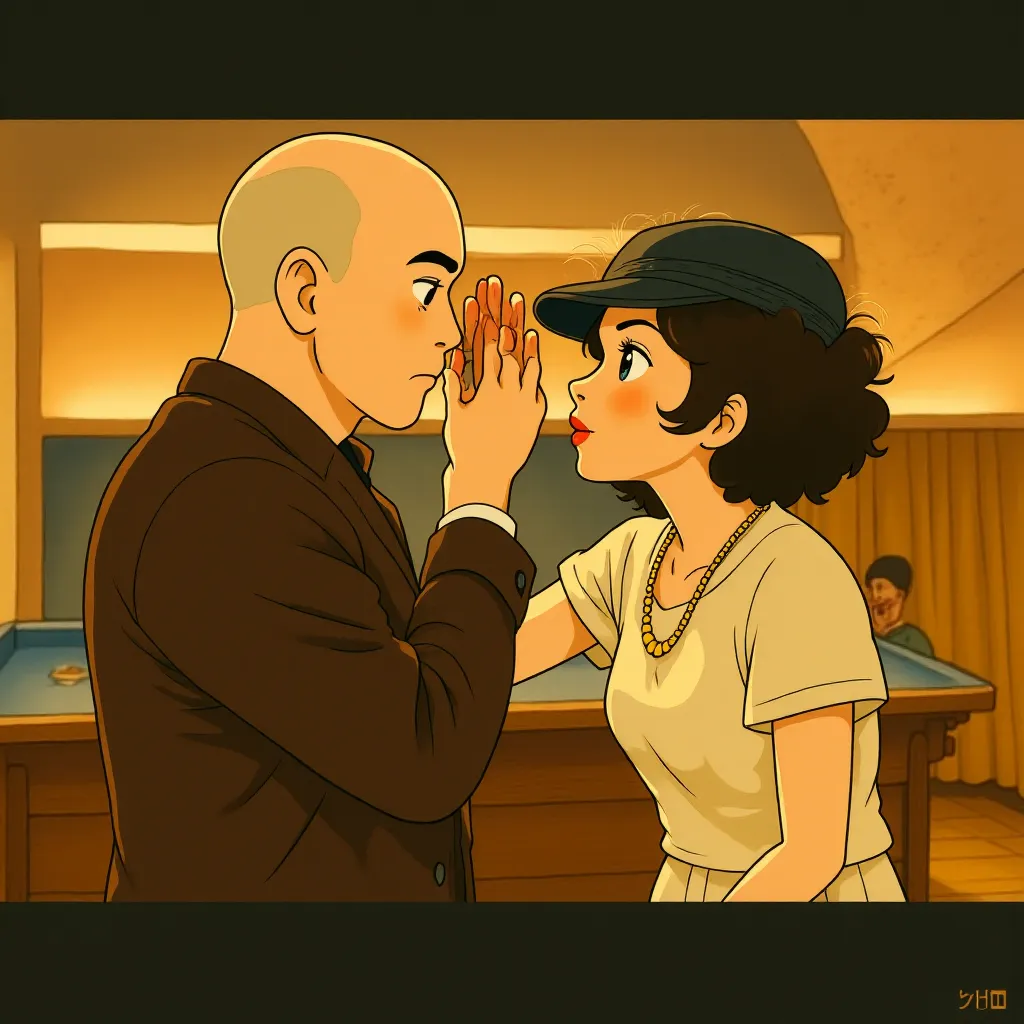 Parker Posey and Kevin Spacey in Superman Returns (2006) - Anime style