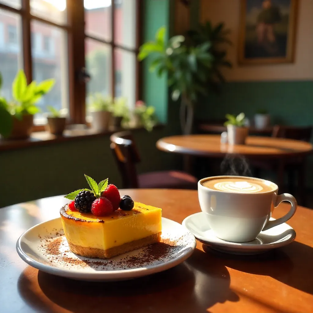 Sweet Pause in a Bucaramanga Café