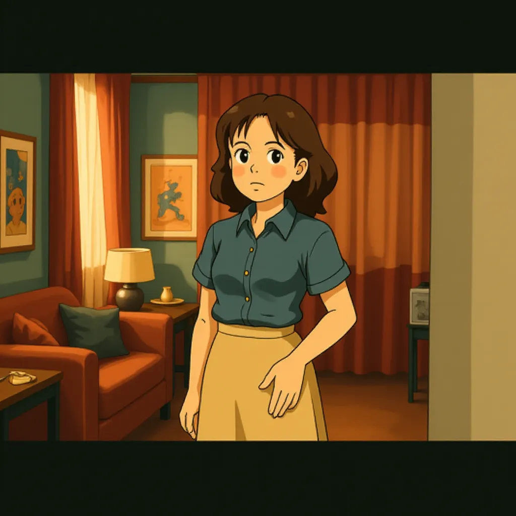 Fernanda Torres in I'm Still Here (2024) - Anime style