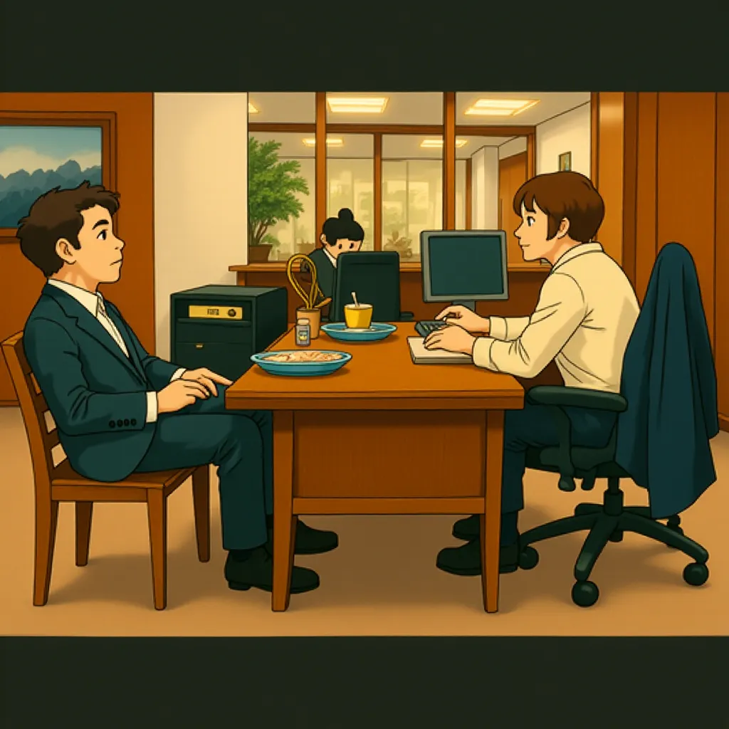 Matthew McConaughey and Josh Lucas in The Lincoln Lawyer (2011) - Anime style