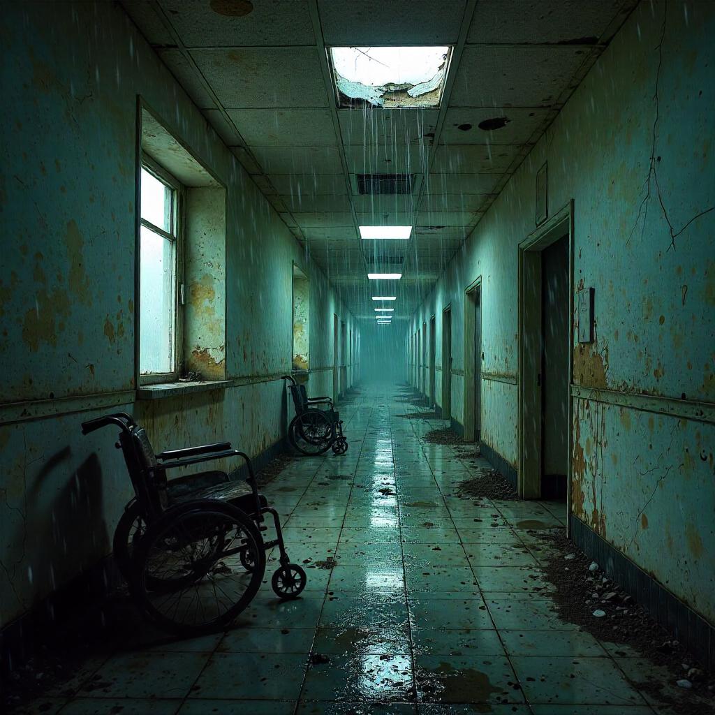 Hurricane Haunting: Photorealistic Abandoned Asylum