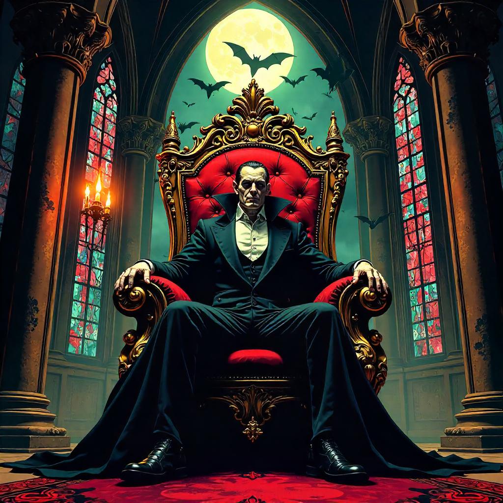 Vampire Regent on the Crimson Throne