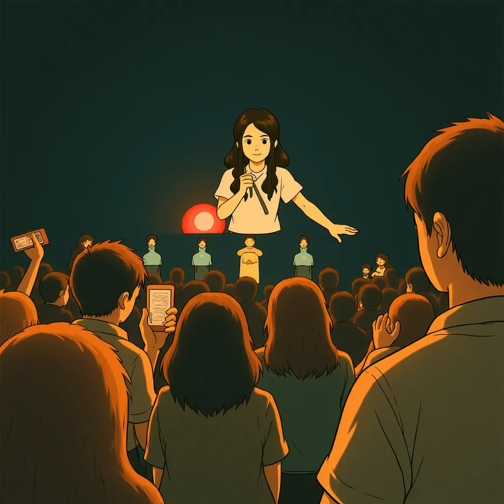 Saleka Shyamalan in Trap (2024) - Ghibli style