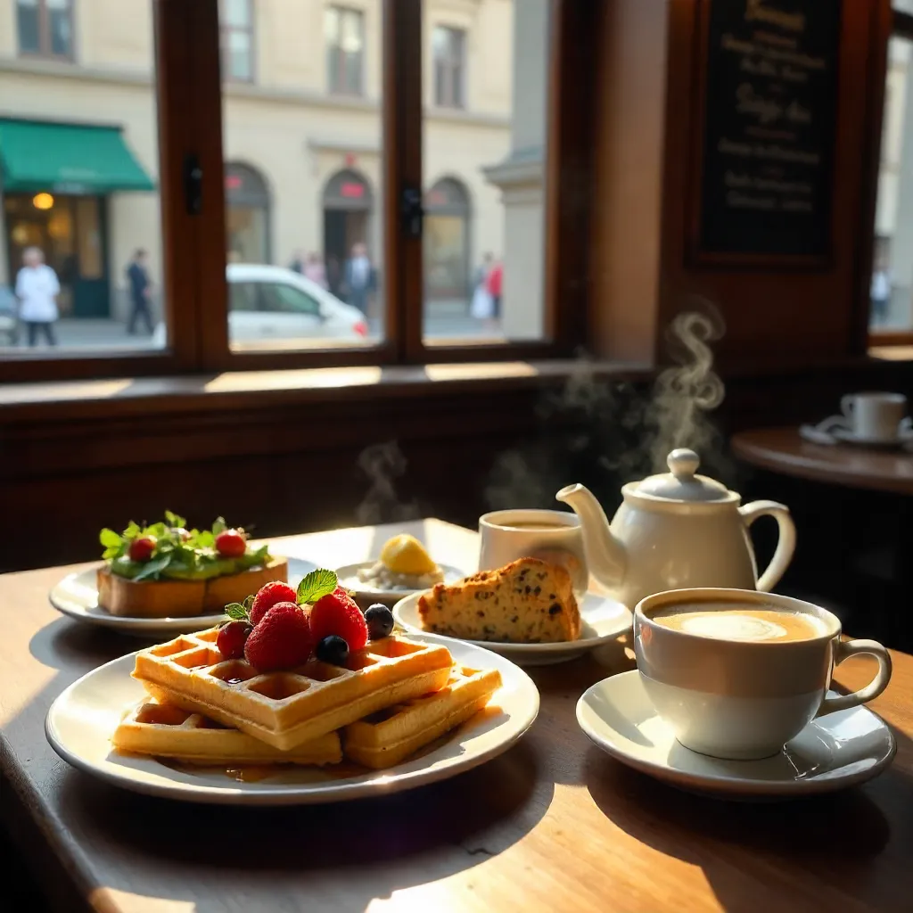 Brno Café Brunch Spread