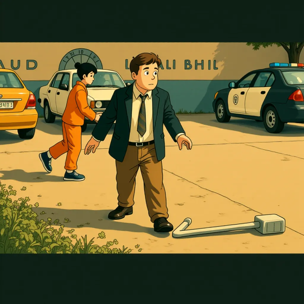 Paul Walter Hauser in The Naked Gun (2025) - Ghibli style