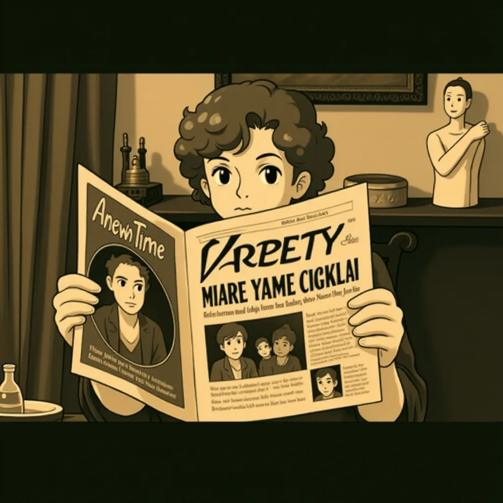 Penelope Ann Miller in The Artist (2011) - Anime style
