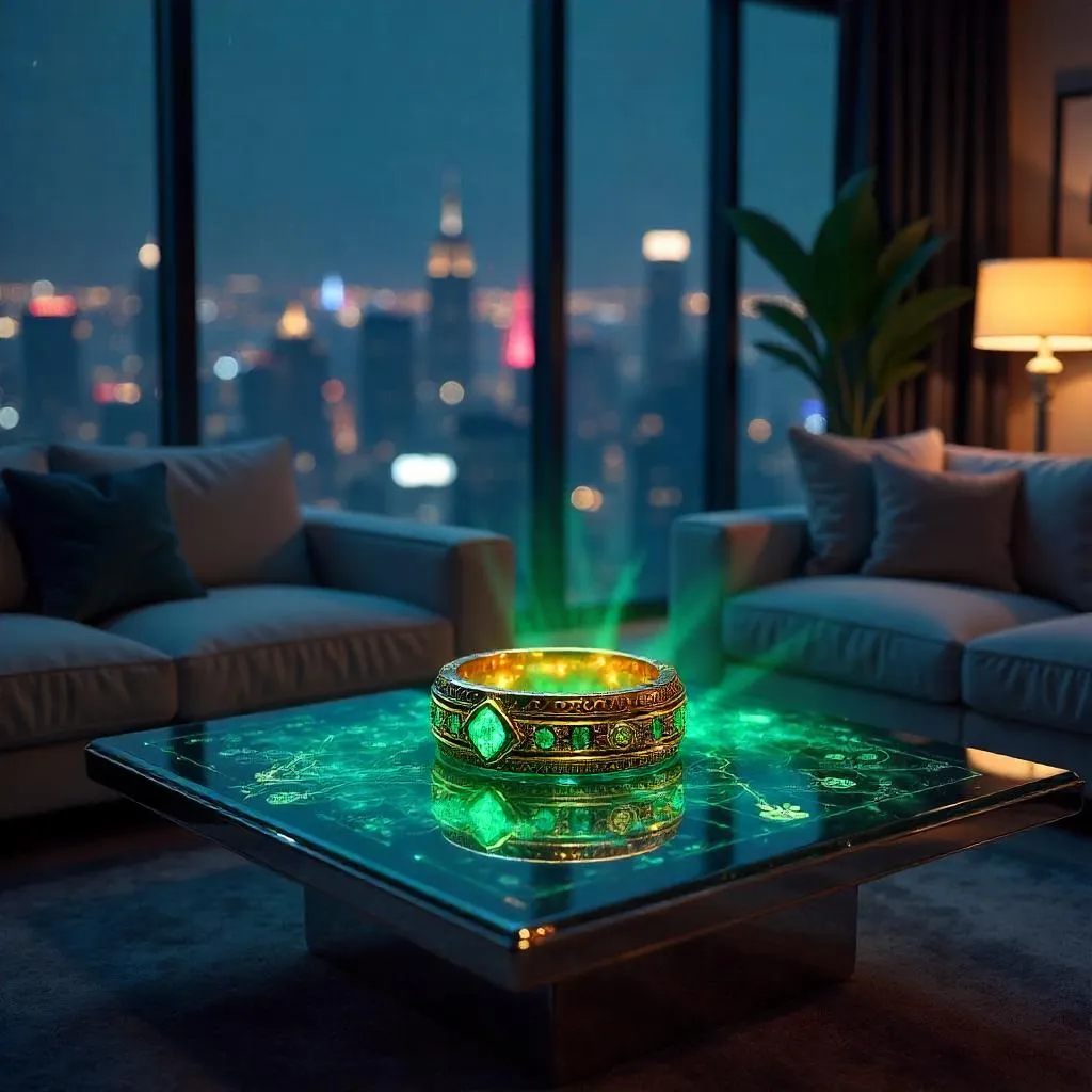 Enchanted Ring in a Penthouse Concept Art
