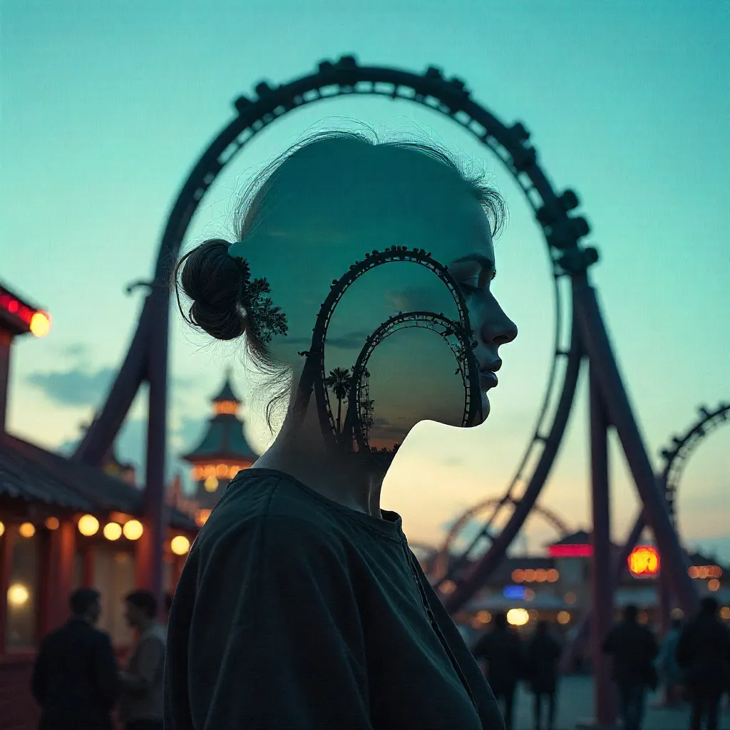 Mind on the Ride: Double Exposure