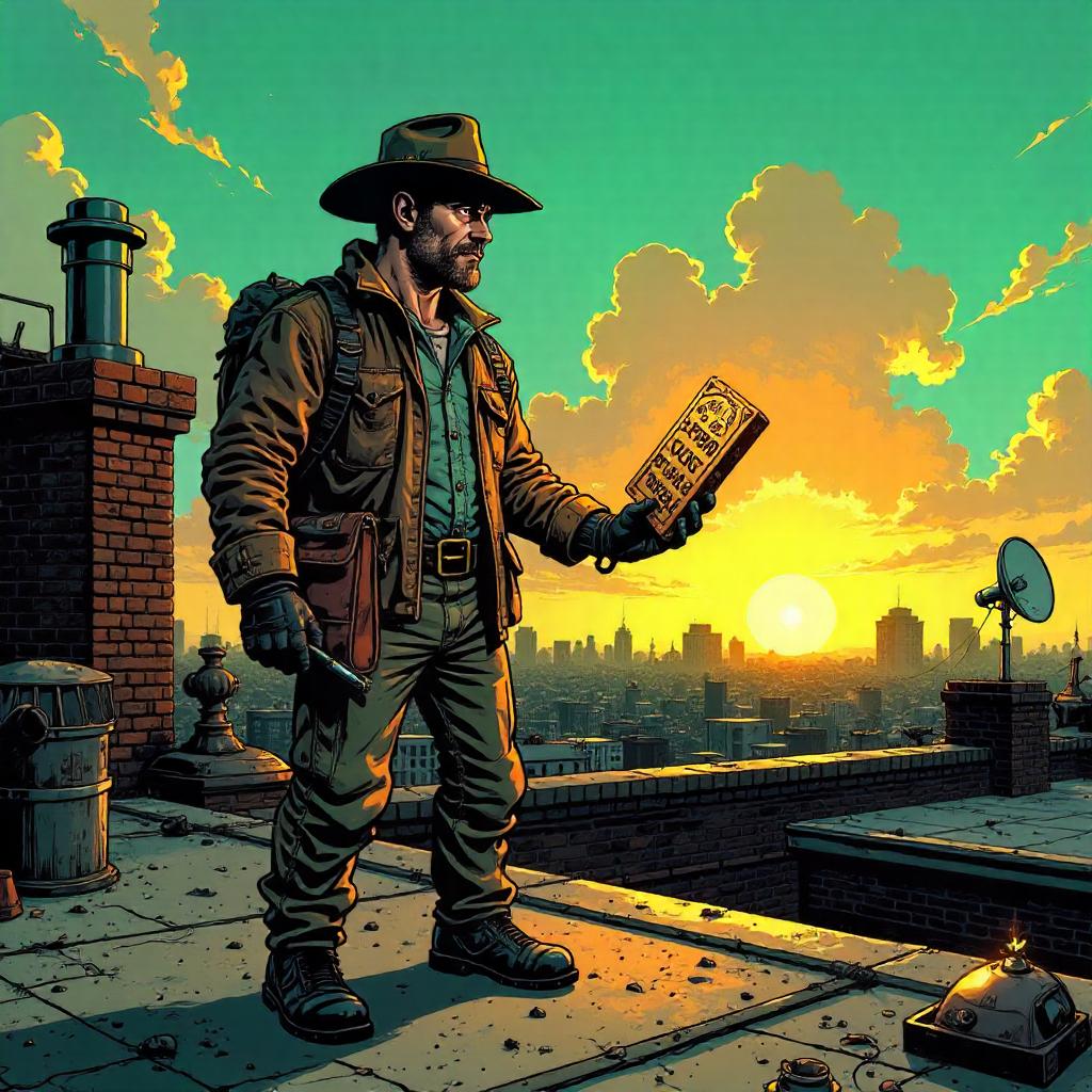 Rooftop Dig: A Comic Archaeologist on the Edge