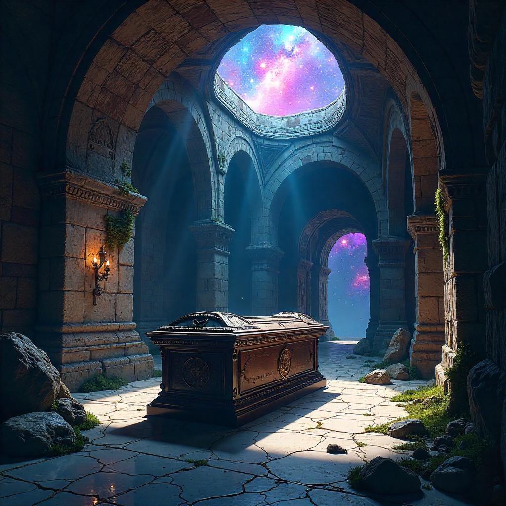 Nebula in a Crypt: Cosmic Tomb of Light