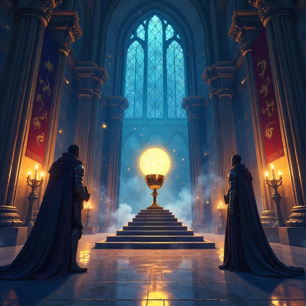 Holy Grail in the Dragonstone Fortress - Anime Quest