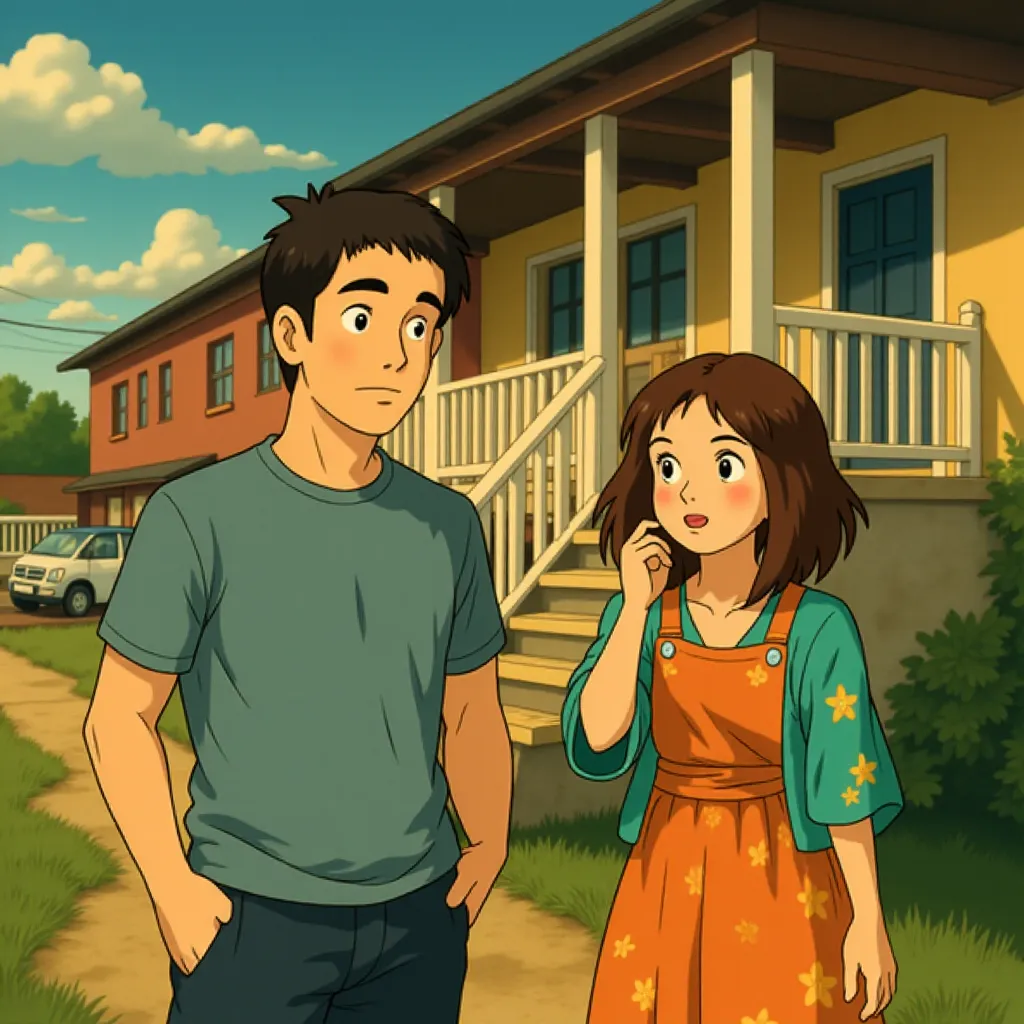Drea de Matteo and Joe Manganiello in Nonnas (2025) - Ghibli style