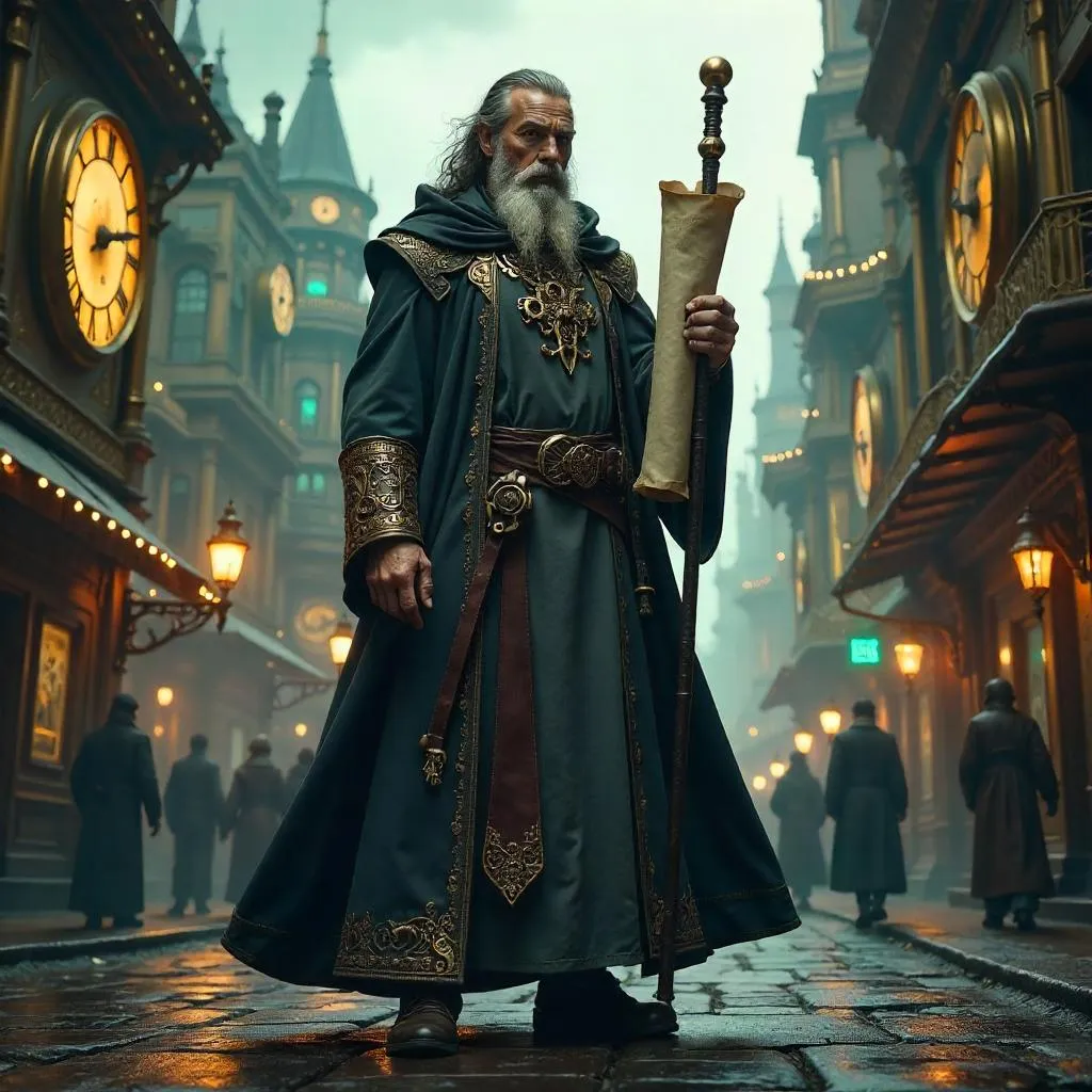 Prophet in a Photorealistic Clockwork City
